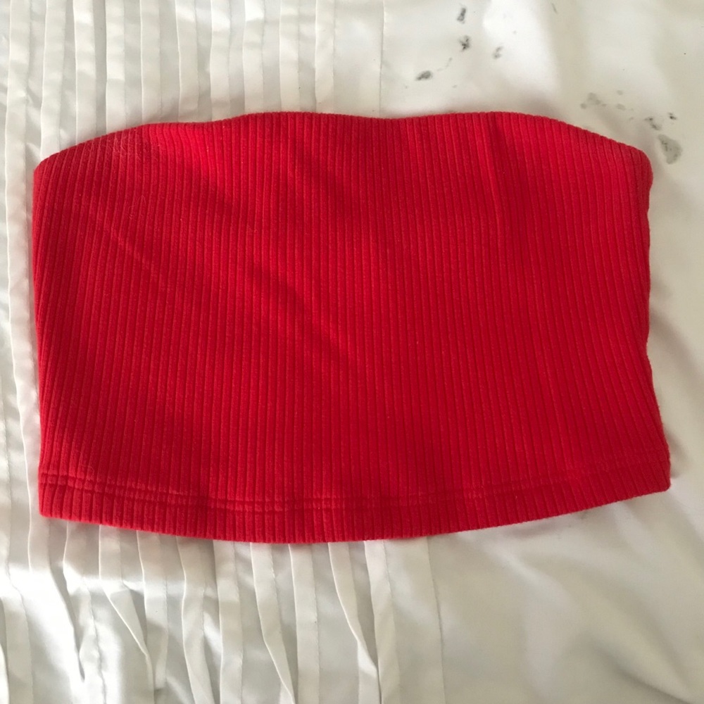 Red aritzia TNA crop / tube top
